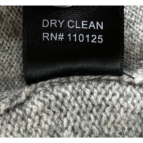 5-30 QI CASHMERE NWT Men's Sweater Gray Size M - Picture 7 of 13